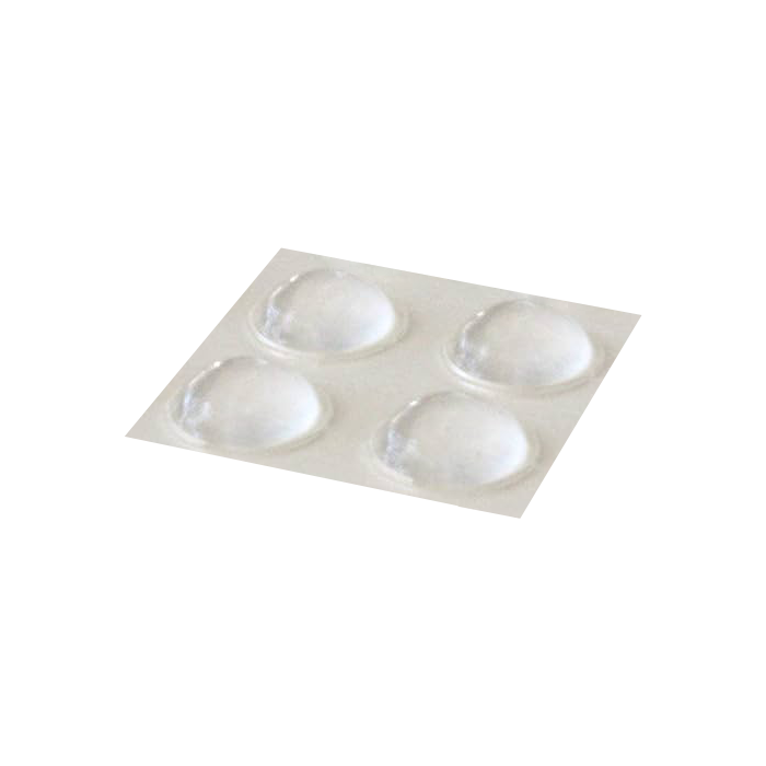 Self-Adhesive Bumpers - Clear Vinyl (Hemispherical)