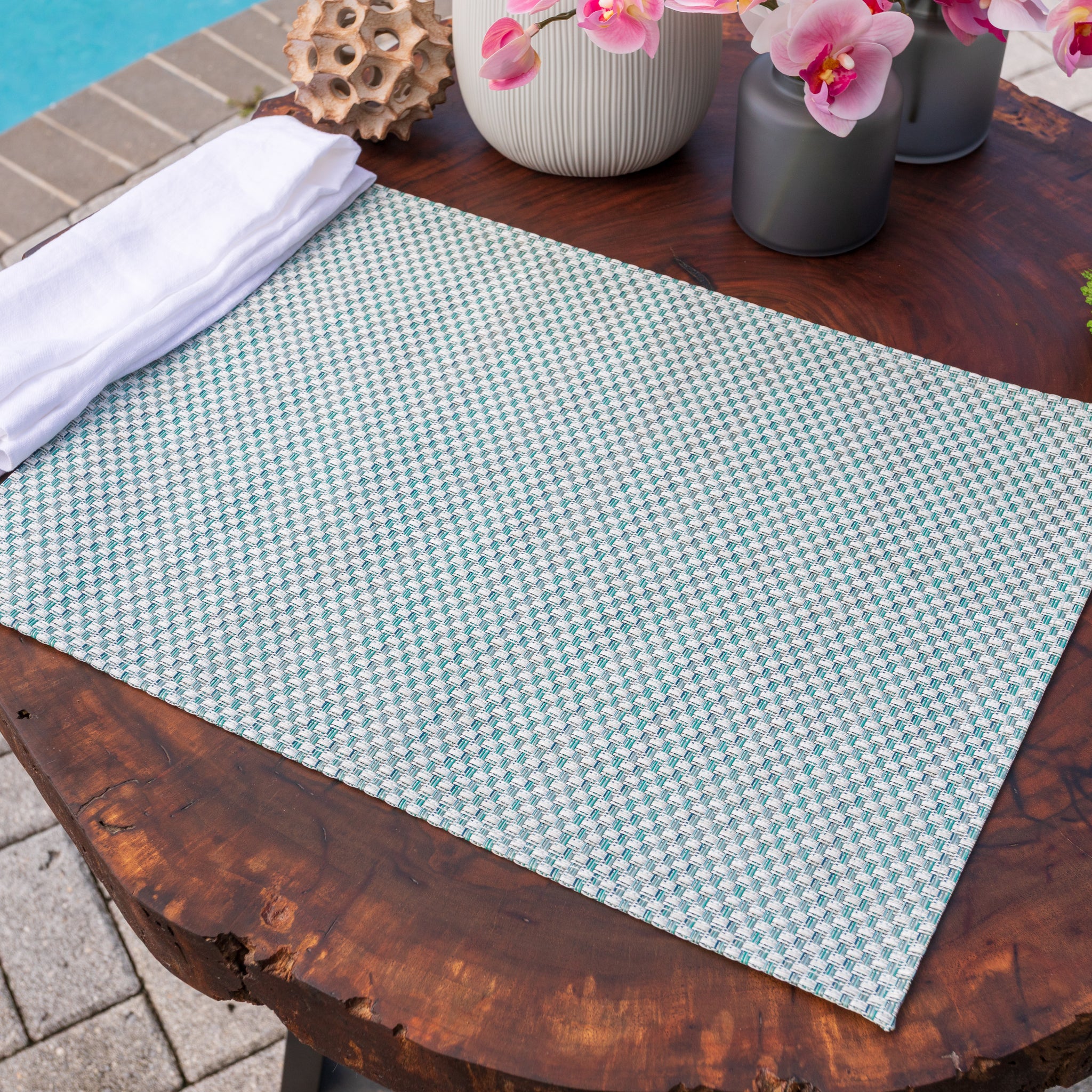 Interlock Calypso 4-Pack Fabric Sling Placemats