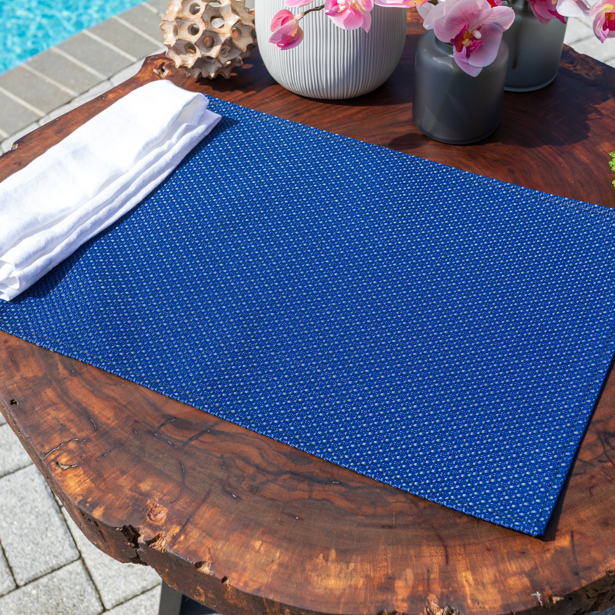 Dark Blue 4-Pack Fabric Sling Placemats