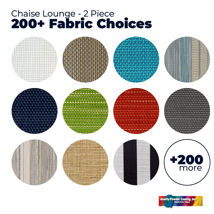 Chaise Lounge - 2 Piece Fabric Sling Replacement