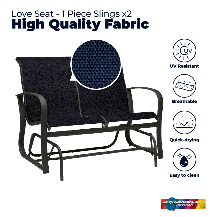 Loveseat - 1 Piece Fabric Sling Replacement
