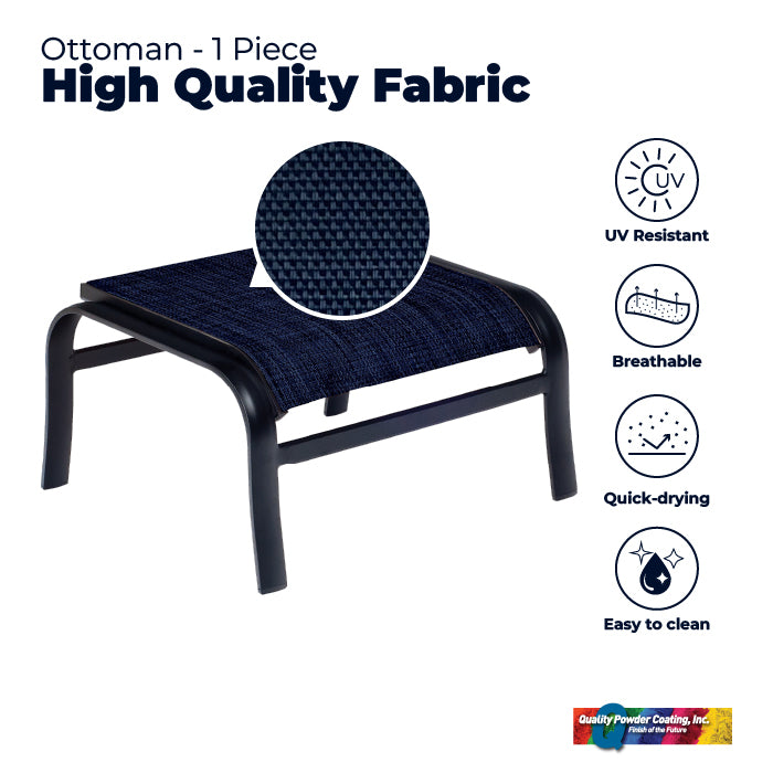 Ottoman - 1 Piece Fabric Sling Replacement